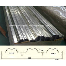 Placa de piso de acero galvanizado PPGI (YX76-313.5-940)